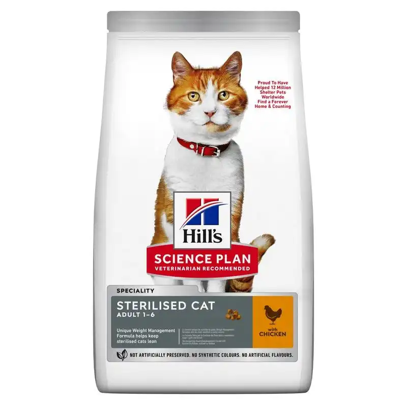 Hill’s Science Plan Adult Chicken Cat Sterilised Young 10kg